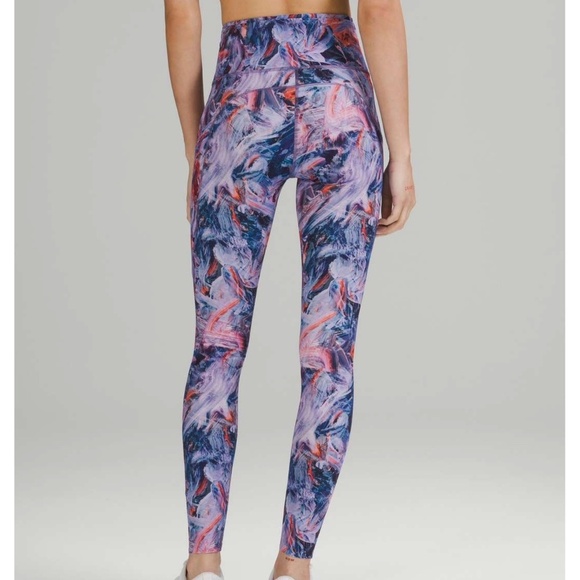 Lululemon Fast and Free RARE Brushed Fabric High-Rise Tight Atmospheric Purple 4 - Picture 4 of 13